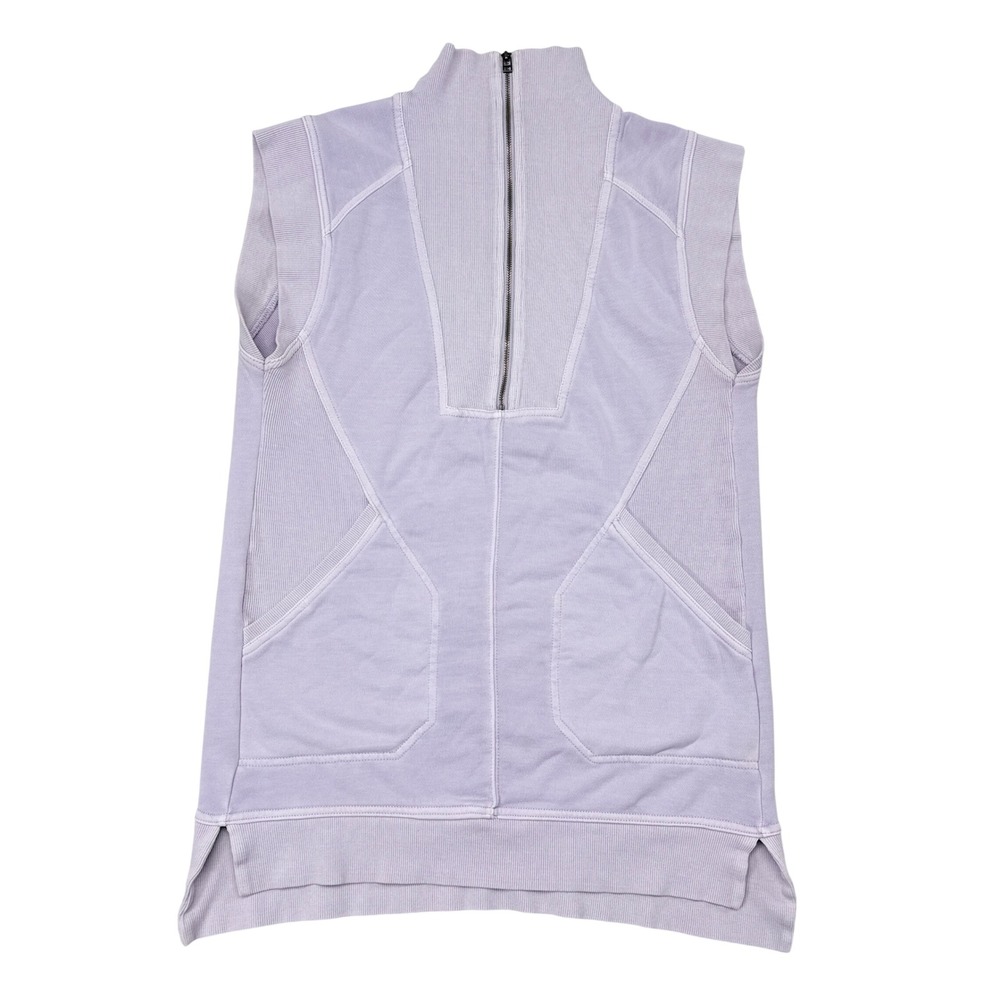Anthropologie Daily Practice Vest Womens Size Medium Purple Athleisure Gym